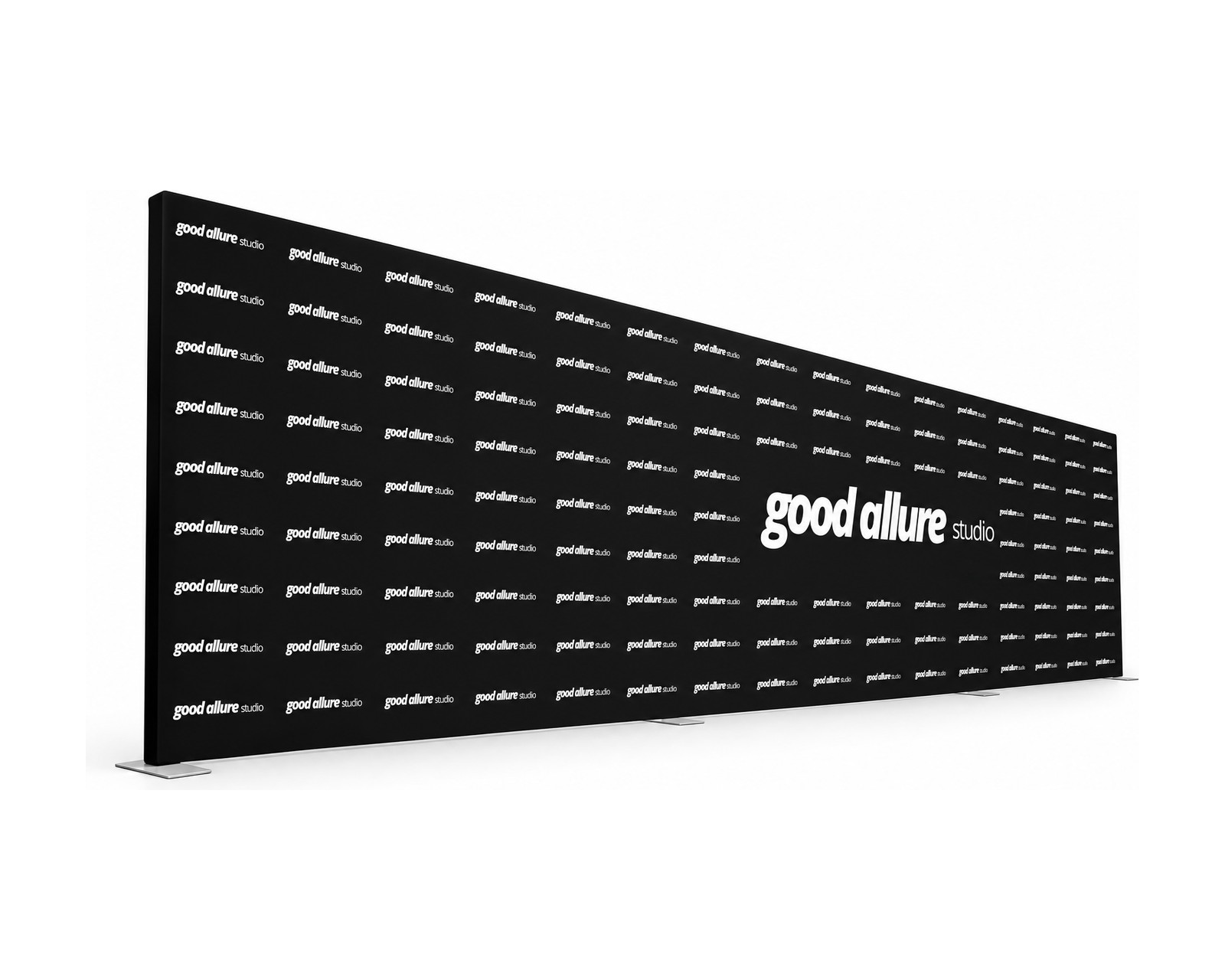 Mur textile sur pieds, noir, GOOD ALLURE STUDIO